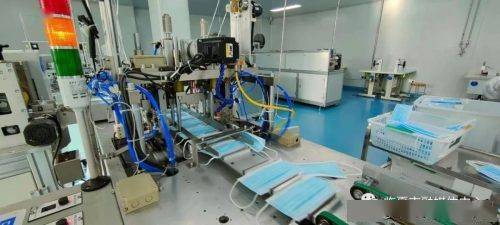 臨夏市陽光智家 全力進行口罩生產 助力疫情防控