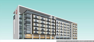 陽光醫院住院樓建筑模型設計詳解